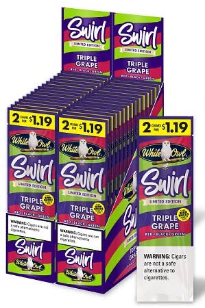 WHITE OWL 2 FOR 1.19 TRIPPLE GRAPE WHITE OWL 2 FOR 1.19 TRIPPLE GRAPE