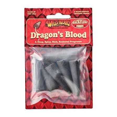 WILD BERRY BACKFLOW CONES DRAGONS BLOOD WILD BERRY BACKFLOW CONES DRAGONS BLOOD