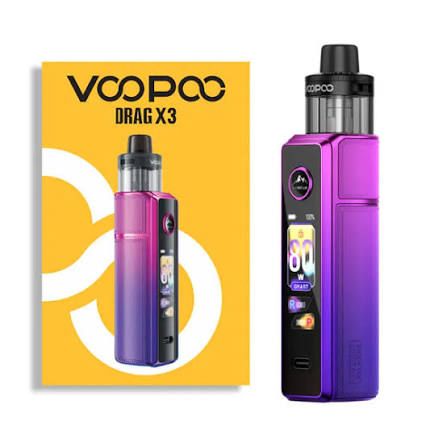 VOOPOO DRAG X3 KIT AURORA PURPLE