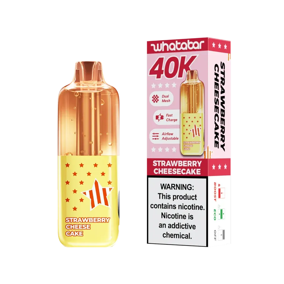 WHATABAR 40K STRAWBERRY CHEESECAKE WHATABAR 40K STRAWBERRY CHEESECAKE