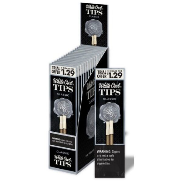 WHITE OWL 2 FOR 1.29 TIPS CLASSIC WHITE OWL 2 FOR 1.29 TIPS CLASSIC