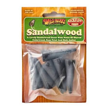 WILD BERRY BACKFLOW CONES SANDALWOOD