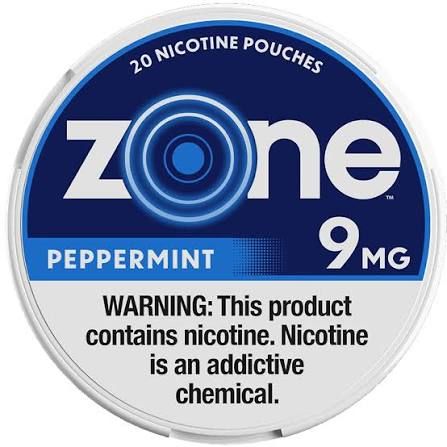 ZONE POUCHES 9MG PEPPERMINT ZONE POUCHES 9MG PEPPERMINT