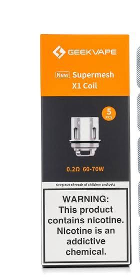 GEEKVAPE SUPERMESH 0.2 X1 COIL 60-70W