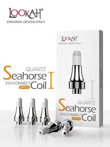 LOOKAH SEAHORSE QUARTZ COIL 510 CONNECT