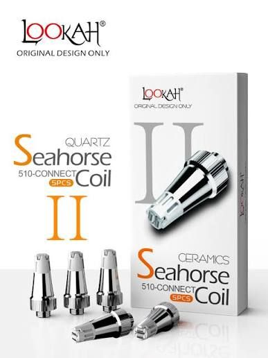 LOOKAH SEAHORSE COIL 510 CONNECT QUARTZ MIXED LOOKAH SEAHORSE COIL 510 CONNECT QUARTZ MIXED