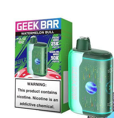 GEEK BAR PULSE X2 50K WATERMELON BULL GEEK BAR PULSE X2 50K WATERMELON BULL
