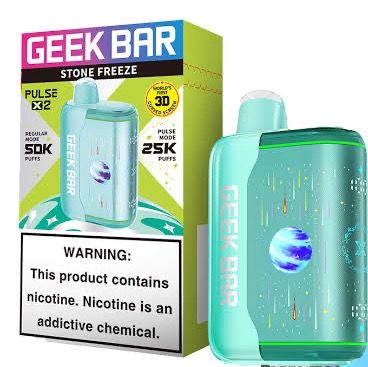 GEEK BAR PULSE X2 50K STONE FREEZE GEEK BAR PULSE X2 50K STONE FREEZE