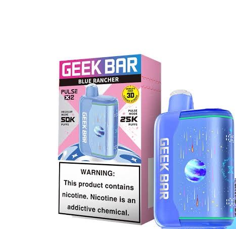 GEEK BAR PULSE X2 50k BLUE RANCHER GEEK BAR PULSE X2 50k BLUE RANCHER