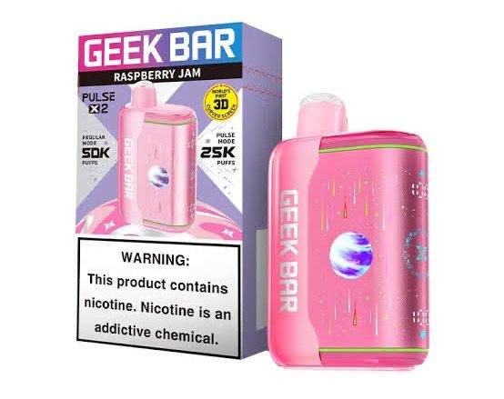 GEEK BAR PULSE X2 50k RASPBERRY JAM