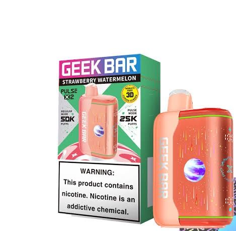 GEEK BAR PULSE X2 50k STRAWBERRY WATERMELON GEEK BAR PULSE X2 50k STRAWBERRY WATERMELON
