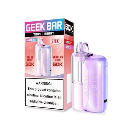 GEEK BAR TRIPLE BERRY MATE KIT 60K GEEK BAR TRIPLE BERRY MATE KIT 60K