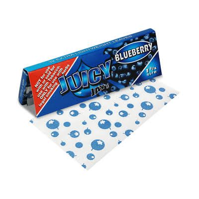 JUICY JAY 1 1/4 BLUEBERRY JUICY JAY 1 1/4 BLUEBERRY
