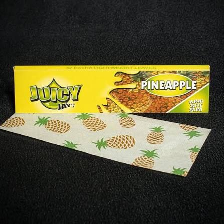 JUICY JAY KING SIZE SLIM PINEAPPLE JUICY JAY KING SIZE SLIM PINEAPPLE