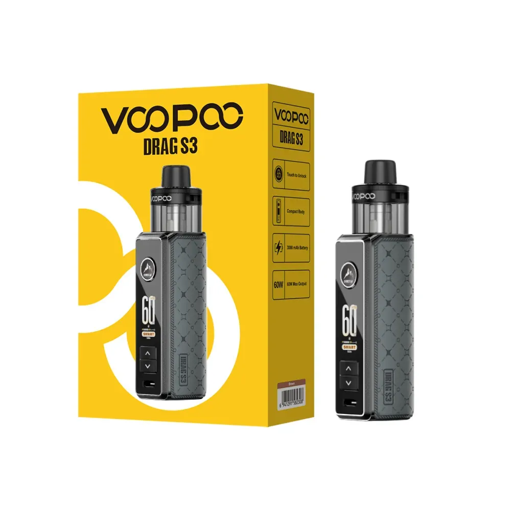 VOOPOO DRAG S3 GRAY METAL