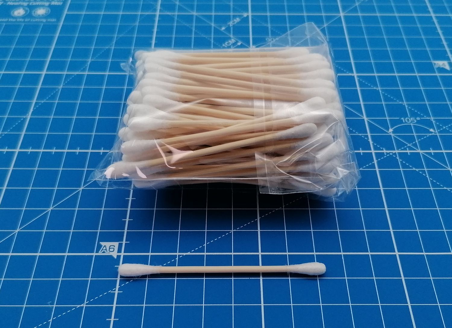 100% Cotton SwabsBamboo x100