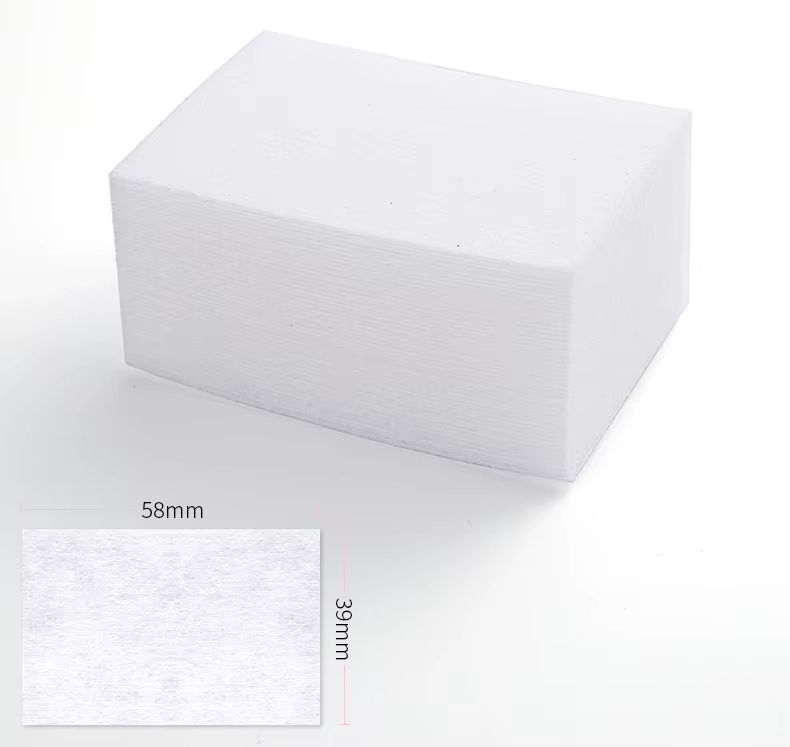 Disposable Cotton Wipes Fiber Hard Wipes Lint Free 3,9x5.8cm (set 100pcs)