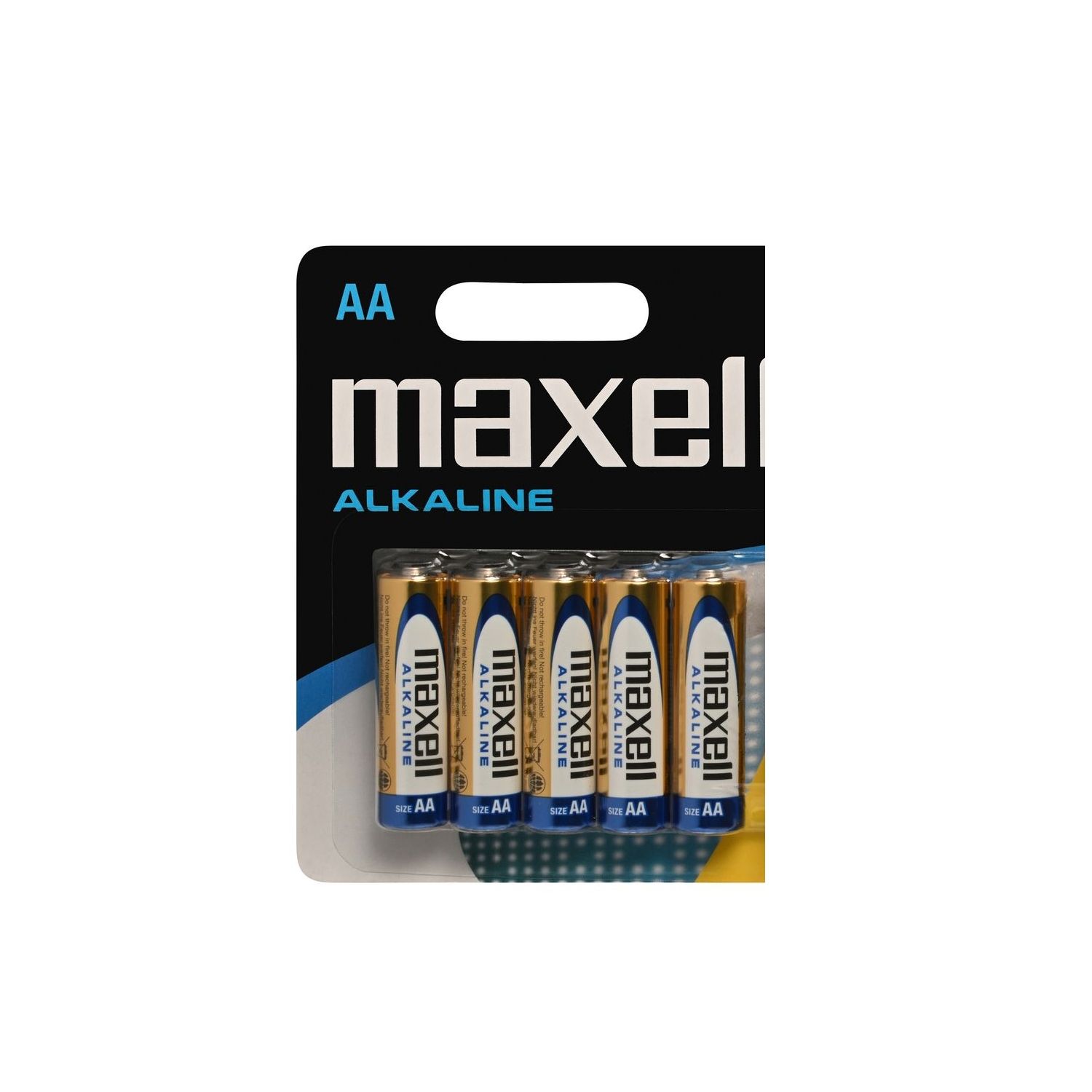 Battery Maxell Alkaline AA 5 Pack