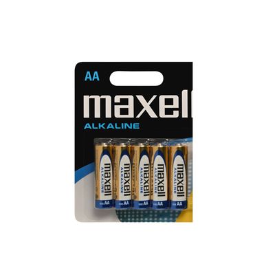Battery Maxell Alkaline AA 5 Pack