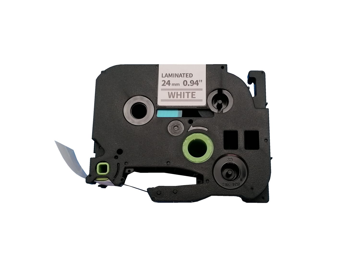 Brother like Labels 151 24mmx8m Black on White Laminated Printers Serie PT