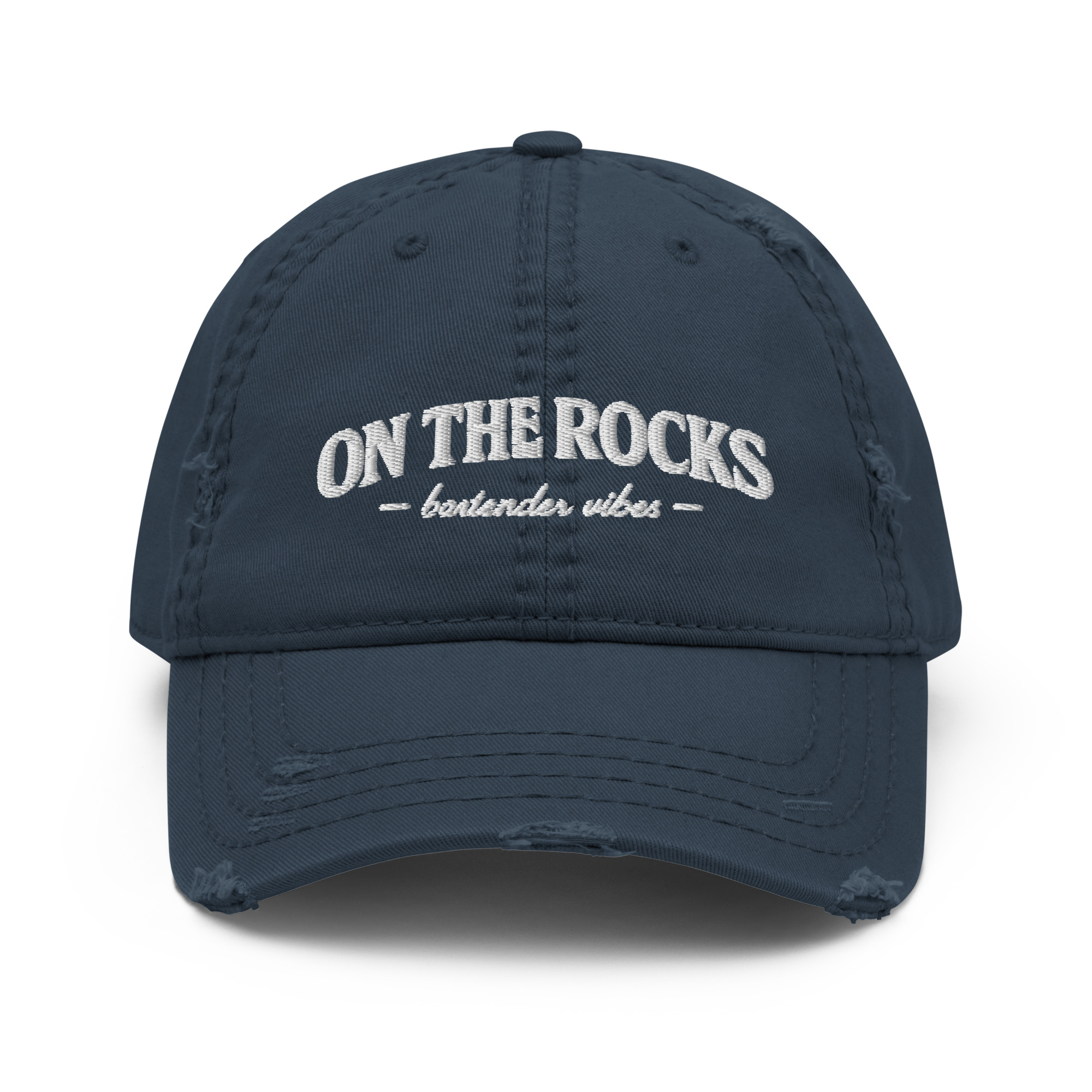 On the Rocks – Bartender Vibes Distressed Cap