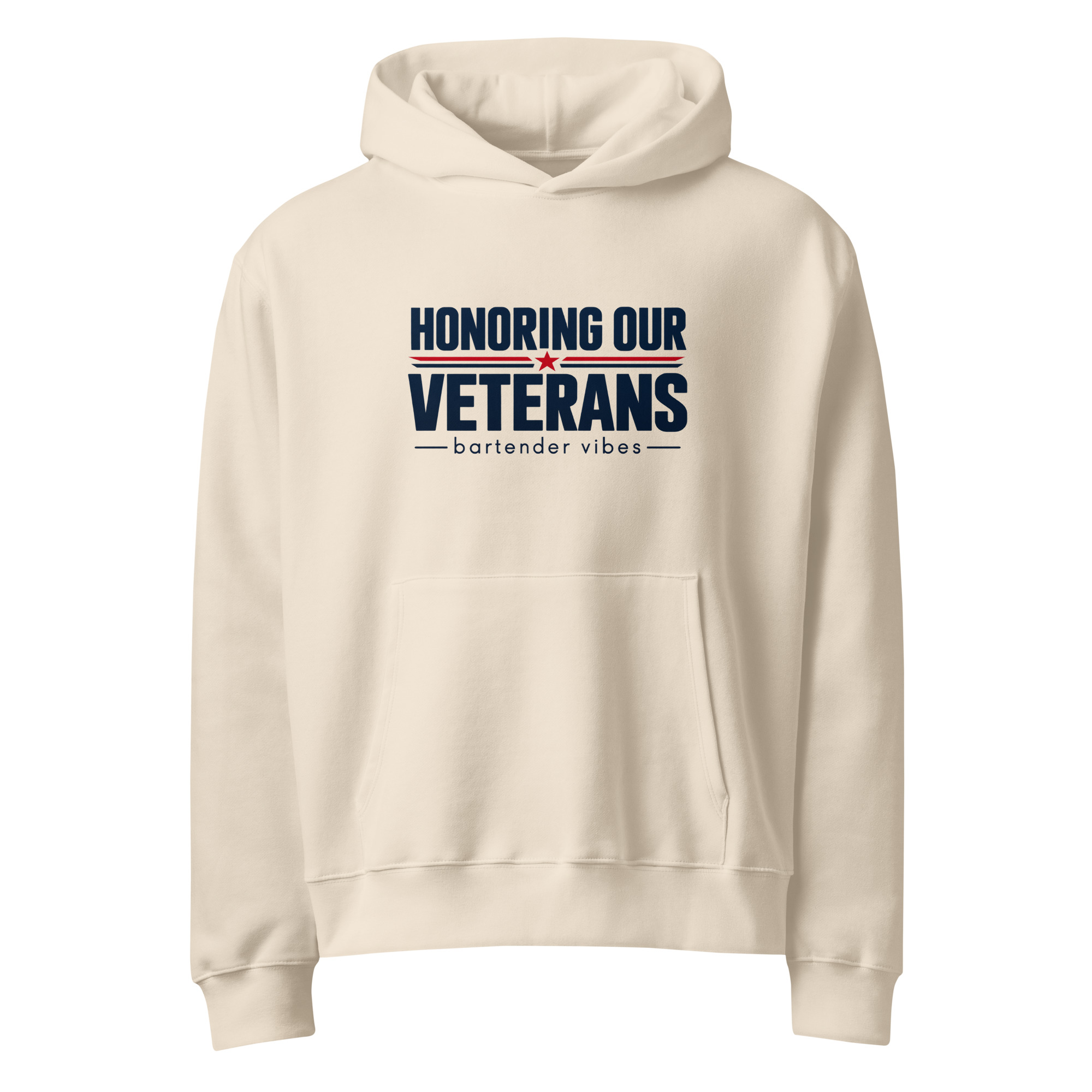 Honoring Our Veterans – Patriotic Hoodie | Bartender Vibes