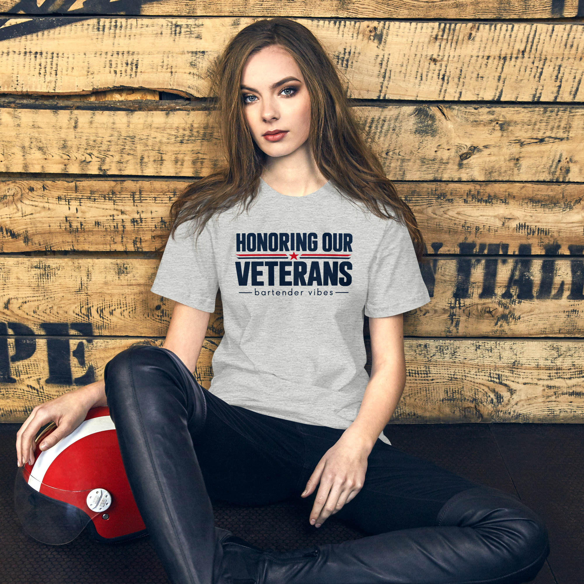 Honoring Our Veterans – Patriotic T Shirt | Bartender Vibes