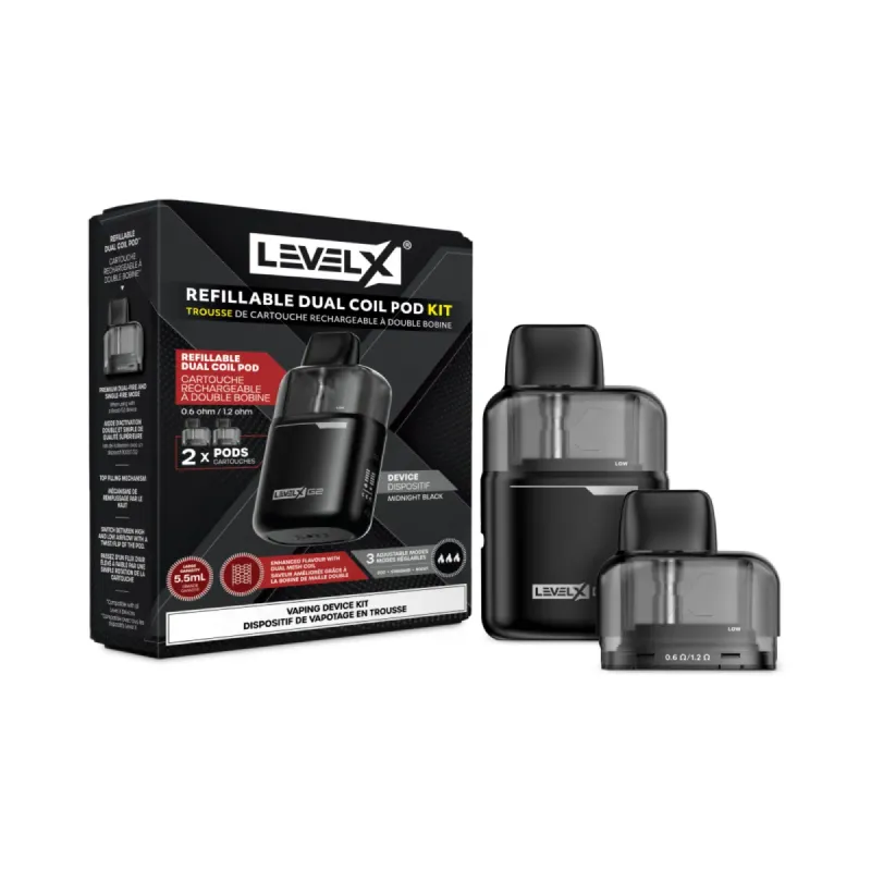 G2 Refillable Pod Kit. G2 Base + 2 Refillable pods
