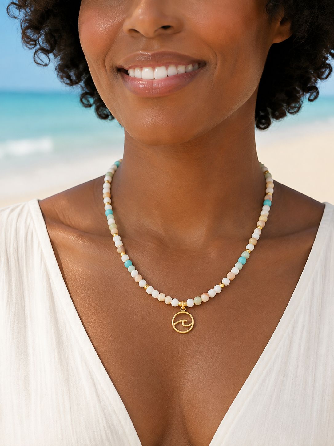 Shoreline Wave Necklace