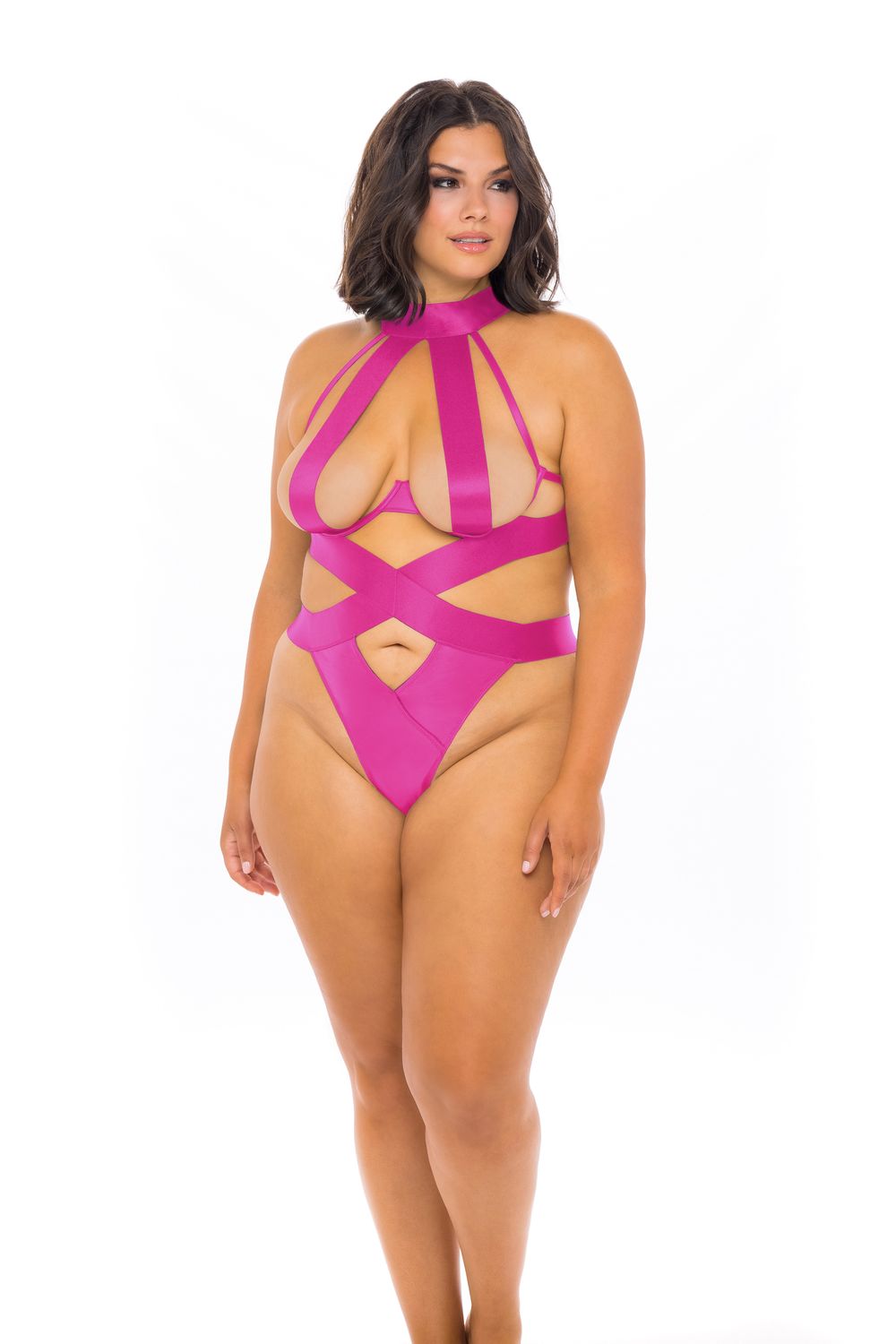AMARA VISTA TEDDY PLUS, Color: PINK YARROW, Size: 1X/2X