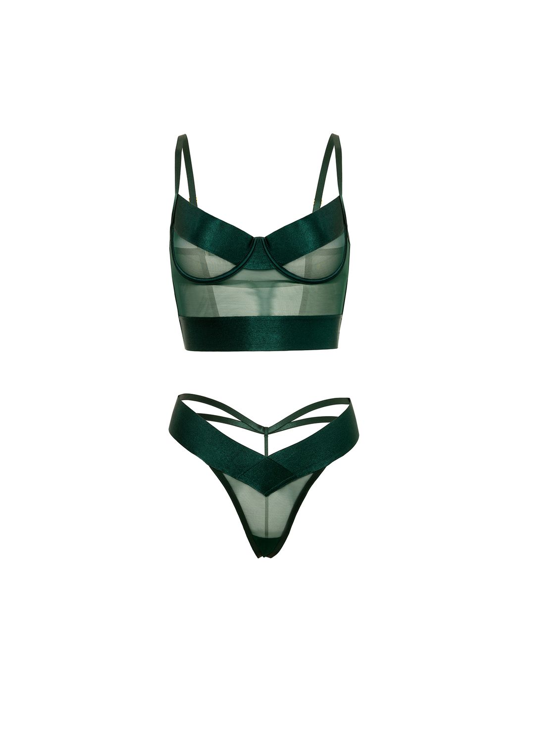 CELESTINE BUSTIER SET