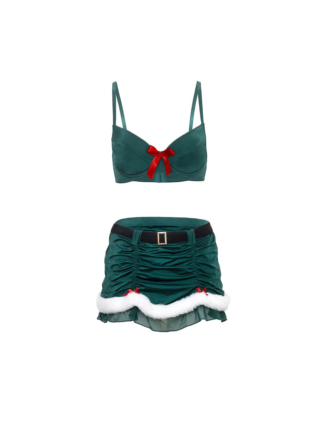 PERSIMMON EMBER 2PC SET, Color: RAIN FOREST, Size: S/M