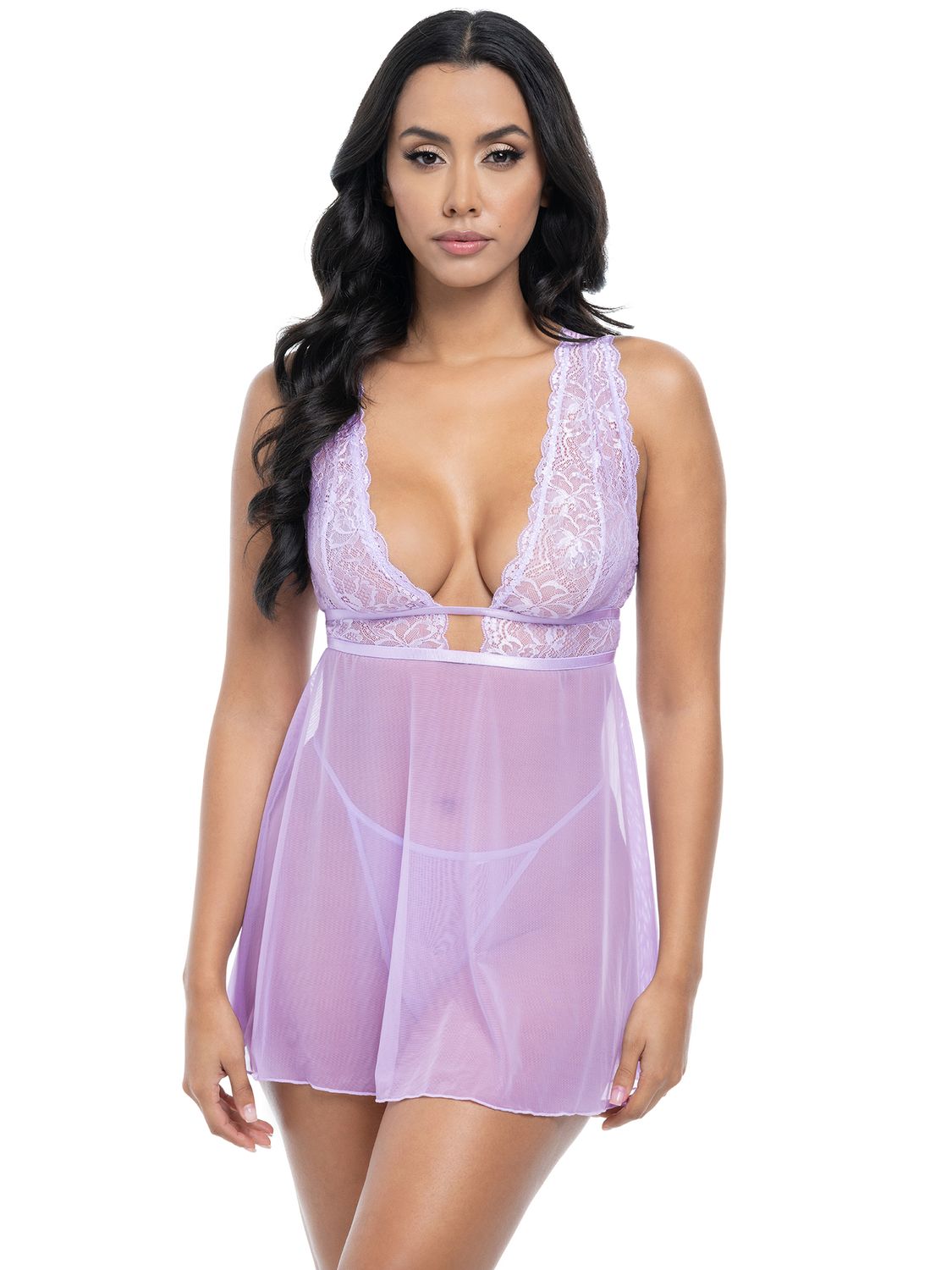 CALLA TERRACE BABYDOLL, Color: LAVENDULA, Size: S/M