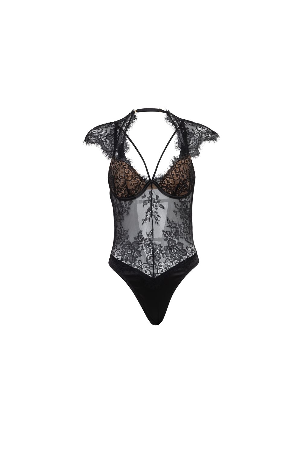 INES TERRACE TEDDY, Color: BLACK, Size: S