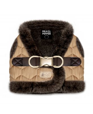 Milk&amp;Pepper Harnais Jacket Monty Toffee / Fourrure Marron