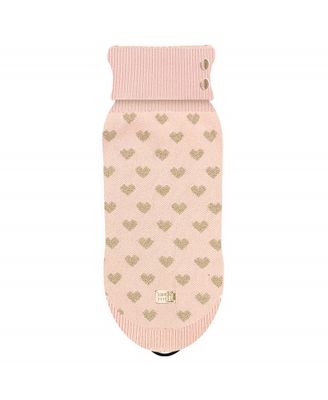 Milk&amp;Pepper Pull ROSANE Rose / Coeurs dorés