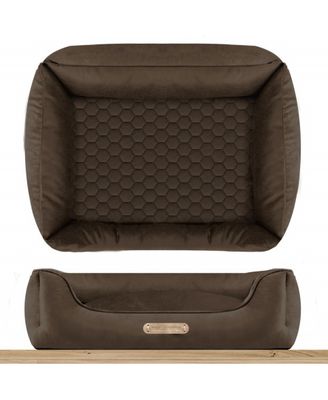 Milk&amp;Pepper Sofa déhoussable CORTINA marron 75x55x20(h)