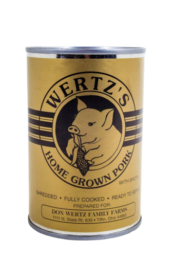 Wertz’s Premium Canned Pork 24 pack 14.5oz Cans