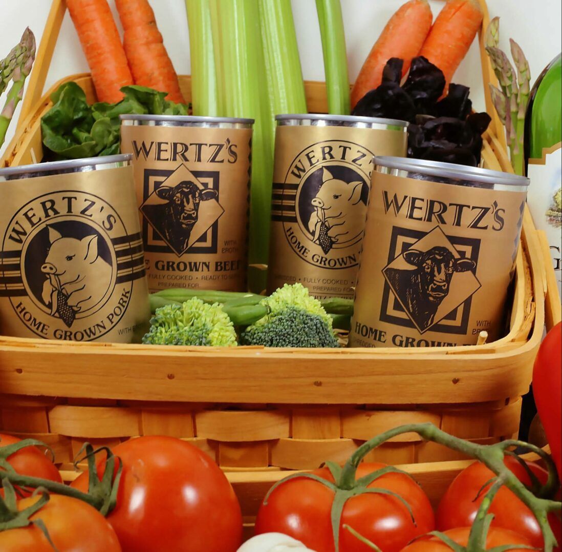 Wertz’s Premium Canned Meat Variety 4 Pack 14.5oz Cans