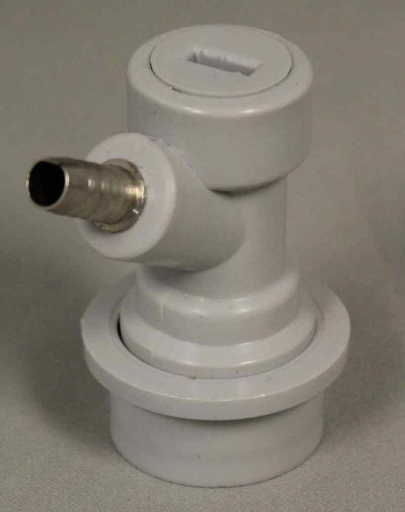 Ball Lock Gas Disconnect 1/4" Barb