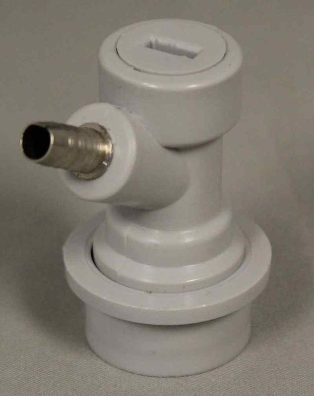 Ball Lock Gas Disconnect 1/4" Barb