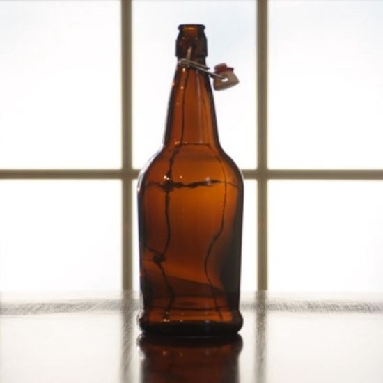 1 Liter Amber EZ Cap Bottles