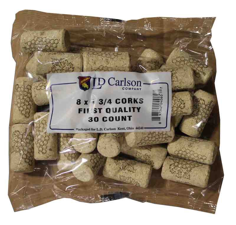 8x1-3/4 Straight Corks (30)