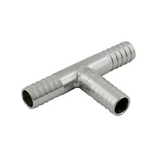 1/4" Tee Barb SS