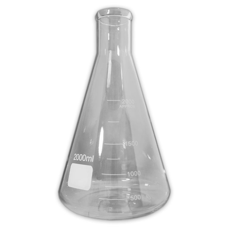 2000ml. Erlenmeyer Flask