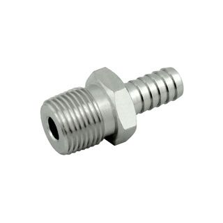 3/8" MPT x 3/8" Barb SS