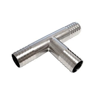 1/2" Tee Barb SS