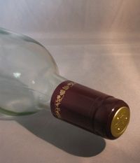 Shrink Capsules Burgundy/Gold
