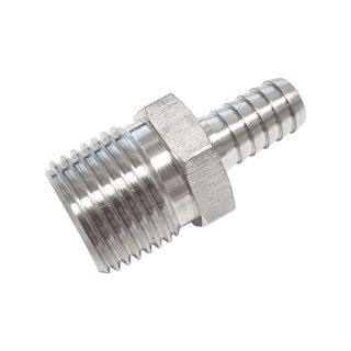 1/2"MPTx3/8"Barb SS