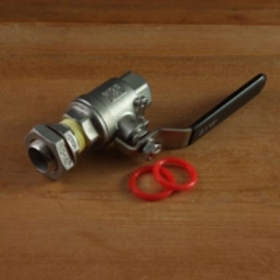 Ball Valve with Weldless Bulkhead
